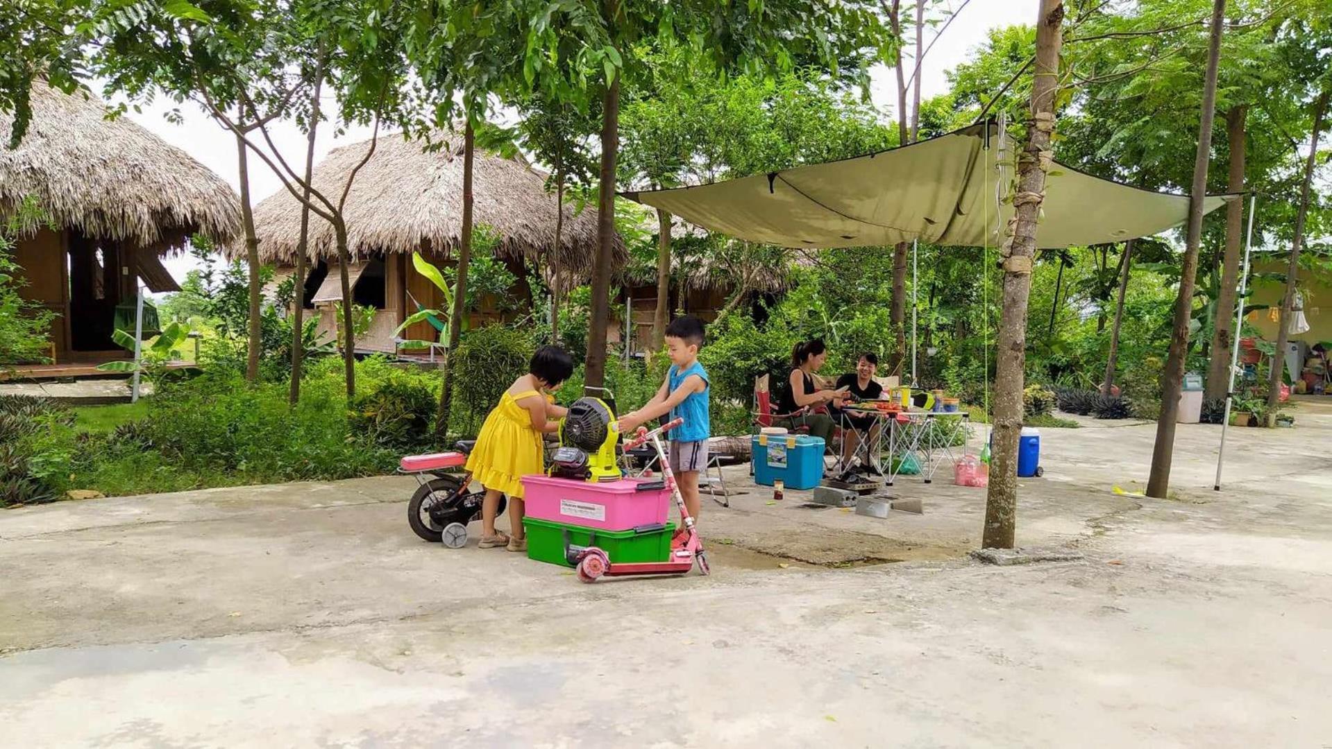Cuc Phuong Bungalow Nho Quan ภายนอก รูปภาพ
